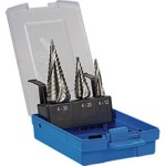 STEP DRILL SET HSS SPIRAL 4.00 - 12.00MM / 4.00 - 20.00MM / 4.00 - 30.