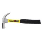 CLAW HAMMER FIBREGLASS HANDLE 335MM 450GM 16OZ