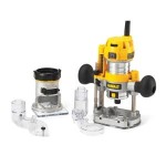 ROUTER COMBINATION 900W PLUNGE & FIXED BASE 6.35MM D26204K-XE DEWALT