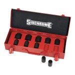 IMPACT SOCKET SET 1/2DR AF 10 PCE SIDCHROME