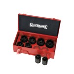 IMPACT SOCKET SET 3/4DR AF 8 PCE SIDCHROME