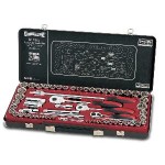 SOCKET SET 1/4 3/8 1/2DR AF METRIC 64 PCE SIDCHROME