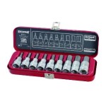 INHEX SOCKET SET 1/2DR AF 9 PCE SIDCHROME
