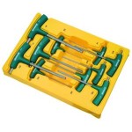 HEX KEY SET T-HANDLE BALL POINT IMPERIAL 10 PIECE SIDCHROME