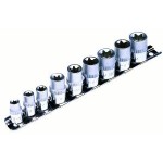 TORX SOCKET SET EXTERNAL 1/4DR 3/8DR 9 PCE SIDCHROME