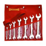 SPANNER SET OPEN END IMPERIAL 7 PIECE SIDCHROME