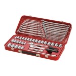 SOCKET & WRENCH TOOL SET 1/2DR 52 PIECE SIDCHROME