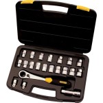 SOCKET THRU DRIVE SET 3/8 & 1/2DR 21 PCE STANLEY