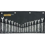 SPANNER SET COMBINATION ROE MET/IMP 16 PIECE STANLEY