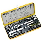 SOCKET SET 40 PIECE 1/4 & 3/8DR METRIC AF 40 PCE STANLEY