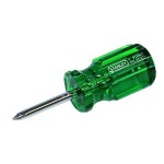 SCREWDRIVER ACETATE HANDLE STUBBY PHILLIPS NO.1 X 45MM