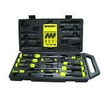 SCREWDRIVER SET CUSHION GRIP 16 PIECE