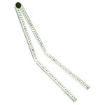 FOLDING PLASTIC RULE LONGLIFE 1M/3IN