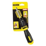 SCREWDRIVER SET MULTIBIT RATCHET 10 PIECE STANLEY