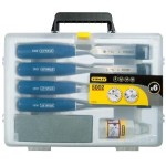 CHISEL SET 5002 SERIES + OIL & STONE 6PC