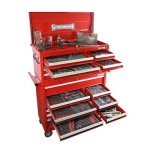 TOOL KIT 417 PIECE METRIC / A/F 13 DRAWER WIDE BODY CABINET & 8 DRAWER