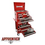 TOOL KIT 334 PIECE METRIC / A/F  7 DRAWER ROLLER CABINET & 10 DRAWER CHEST SIDCHROME