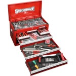 TOOL KIT 162 PIECE METRIC / AF 6 DRAWER CHEST SIDCHROME