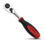 RATCHET REVERSIBLE 1/4DR 145MM SIDCHROME