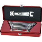 SPANNER SET COMBINATION ROE GEARED REVERSIBLE 7 PIECE AF IN WALLET SIDCHROME