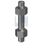 STUD BOLT B7 XYLAN BLUE UNC 3/4 X 280