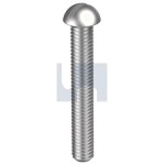 SCREW METAL THREAD G304 BSW ROUND HEAD SLOTTED 1/8 X 1