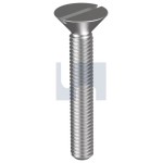 SCREW METAL THREAD G304 CSK HEAD SLOTTED M6 X 60