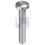 SCREW METAL THREAD ZP PAN HEAD XR M6 X 12