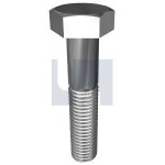 BOLT ONLY PLN G8 UNC 7/16 X 4