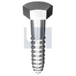 COACH SCREW ZP M10 X 65