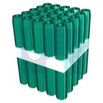 WALL PLUG PVC FRAME GREEN 7MM X 35