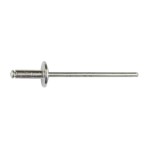 RIVET AL/STEEL FLANGE HEAD RIVET 6-8
