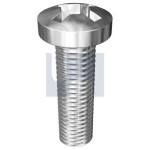 SCREW METAL THREAD G316 PAN HEAD XR M6 X 40