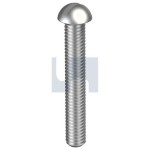 SCREW METAL THREAD G316 BSW ROUND HEAD SLOTTED 3/16 X 1/2