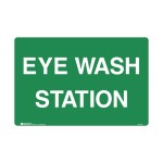 SIGN EYE WASH STATION POLYPROPYLENE 450MM X 300MM