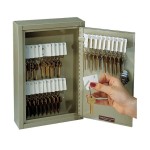 BOX LOCK KEY CABINET 30 KEY GREY H300 X W200 X 80MM