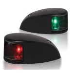 HELLA PORT/STARBOARD SET BLACK CLEAR LENS 2LT 2LT980620901