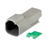 HELLA 2WAY FEMALE GRAY CONN INC WEDGETERMI 8KW 9.HM4941