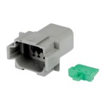 HELLA 8 WAY FEMALE GRAY CONN INC WEDGETERMI 8KW