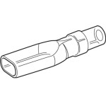 HELLA INSULATOR BULK MALE 6 3MM Q100 8KX