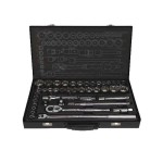 SOCKET SET 1/4 & 3/8 DR AF & METRIC 45 PCE TYPHOON