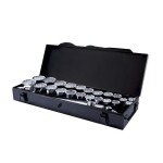 SOCKET SET 3/4 DR AF & METRIC 27 PCE TYPHOON