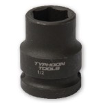 IMPACT SOCKET STD 1/2 DR X 10MM (6PT) TYPHOON