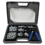 HOLLOW WALL ANCHOR KIT 188 PCE TYPHOON