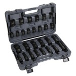 IMPACT SOCKET SET STD & DEEP AF 1/2IN DR 7/16 - 1.1/4IN 26 PCE TYPHOON