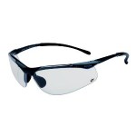 SAFETY GLASSES BOLLE CONTOUR DARK GUN FRAME PLATINUM CLEAR LENS AS/AF
