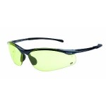 SAFETY GLASSES BOLLE CONTOUR DARK GUN FRAME PLATINUM AMBER LENS AS/AF