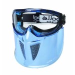 GOGGLES C/W MOUTH GUARD VENTED CLEAR LENS AS/AF YELLOW PVC FRAME BOLLE