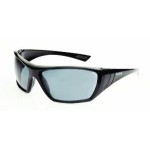SAFETY GLASSES BOLLE HUSTLER GLOSS BLACK FRAME SMOKE LENS AS/AF