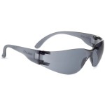 SAFETY GLASSES BOLLE B-LINE BL30 TRANSLUCENT TEMPLE RIMLESS SMOKE LENS AS/AF